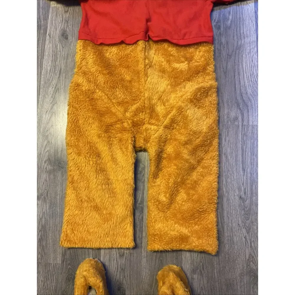 Vintage Disney Store Winnie The Pooh Costume 4-6 Years Cosplay Halloween Bear